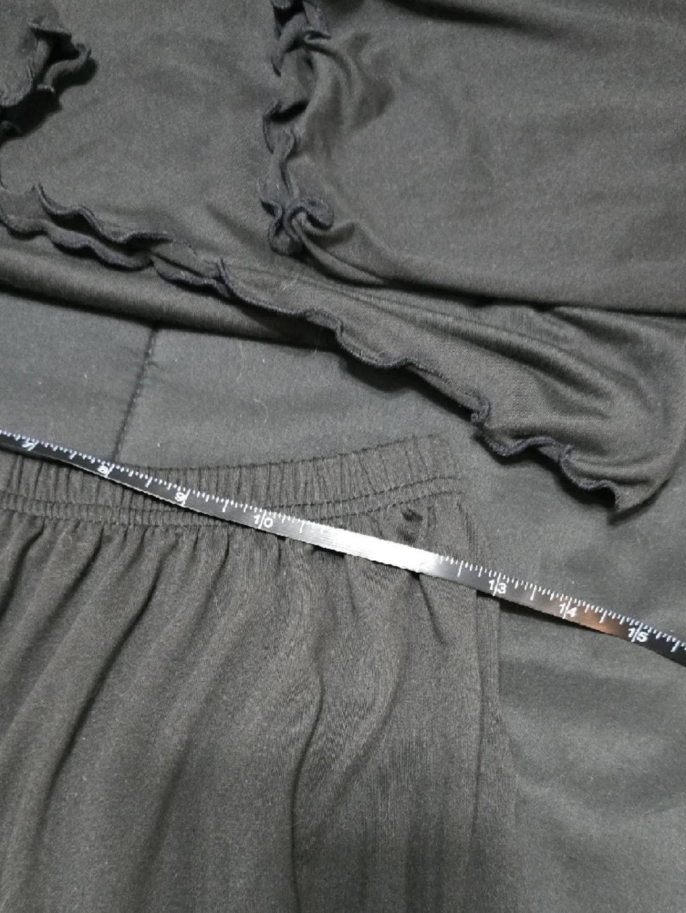 Black Ruffle Lounge Set - Picture 3 of 6